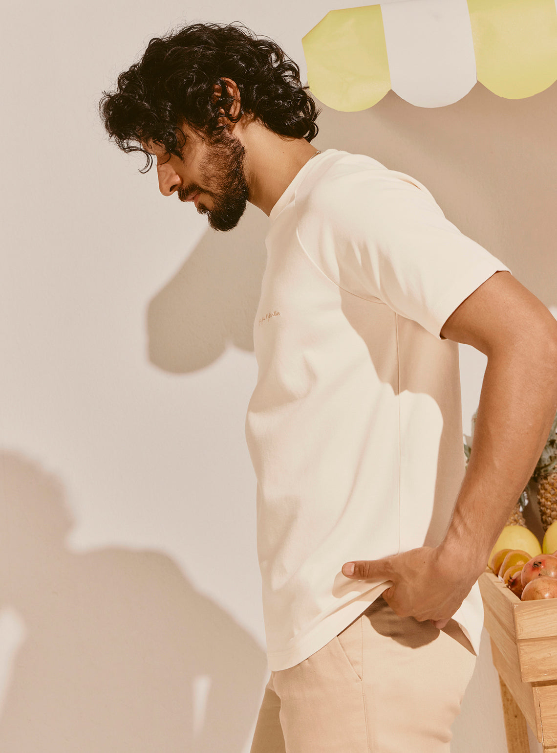 Formentera Off-White Cotton Crewneck