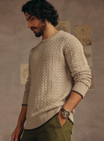 Sandrift Khaki Cotton Pullover
