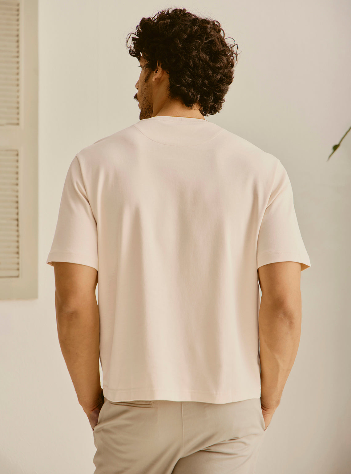 Menorca Off-White Cotton Crewneck