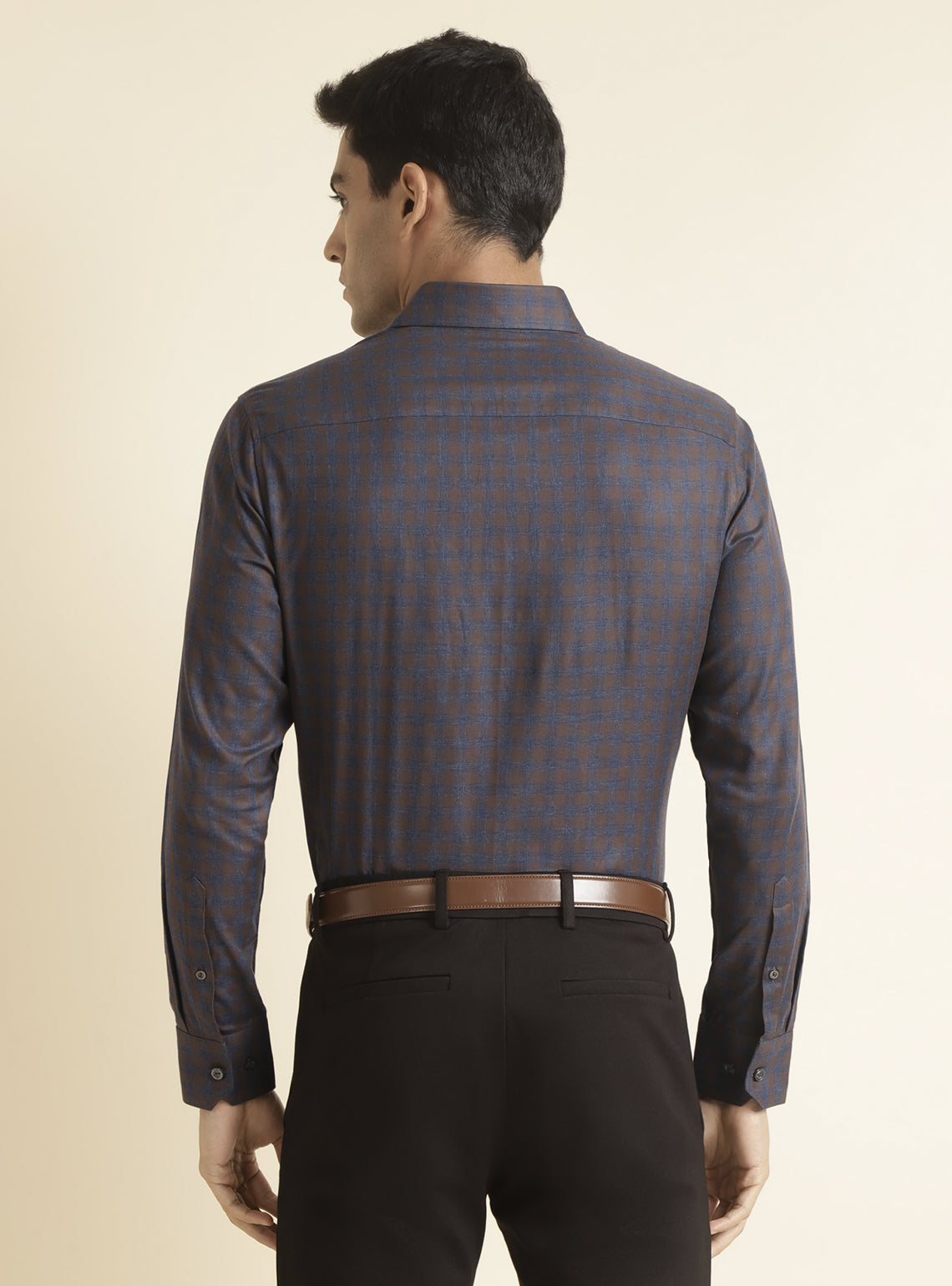 Royal Brown Check Shirt