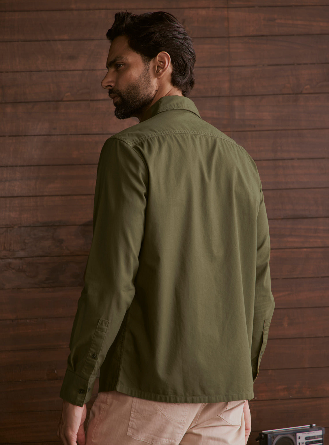 Canopy Olive Explorer Cotton Shirt
