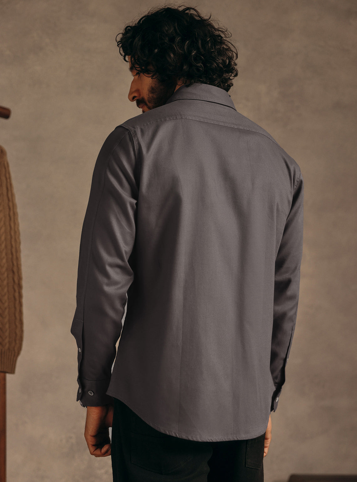 Ironside Grey Cotton Shirt