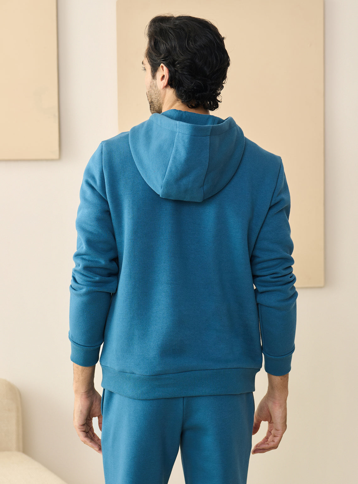 Arctic Blue Fleece Hoodie