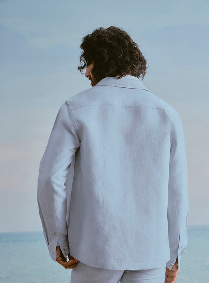 Ocean Blue Stripe Jacket