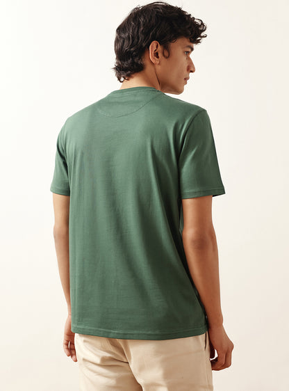 Mineral Olive Cotton Crew