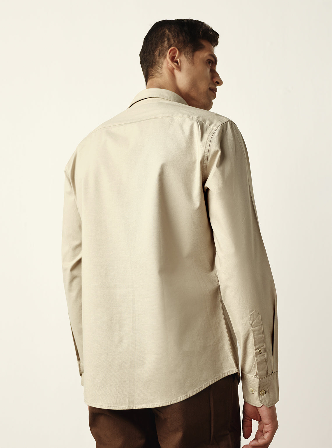 Sand Oxford Shirt