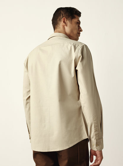 Sand Oxford Shirt