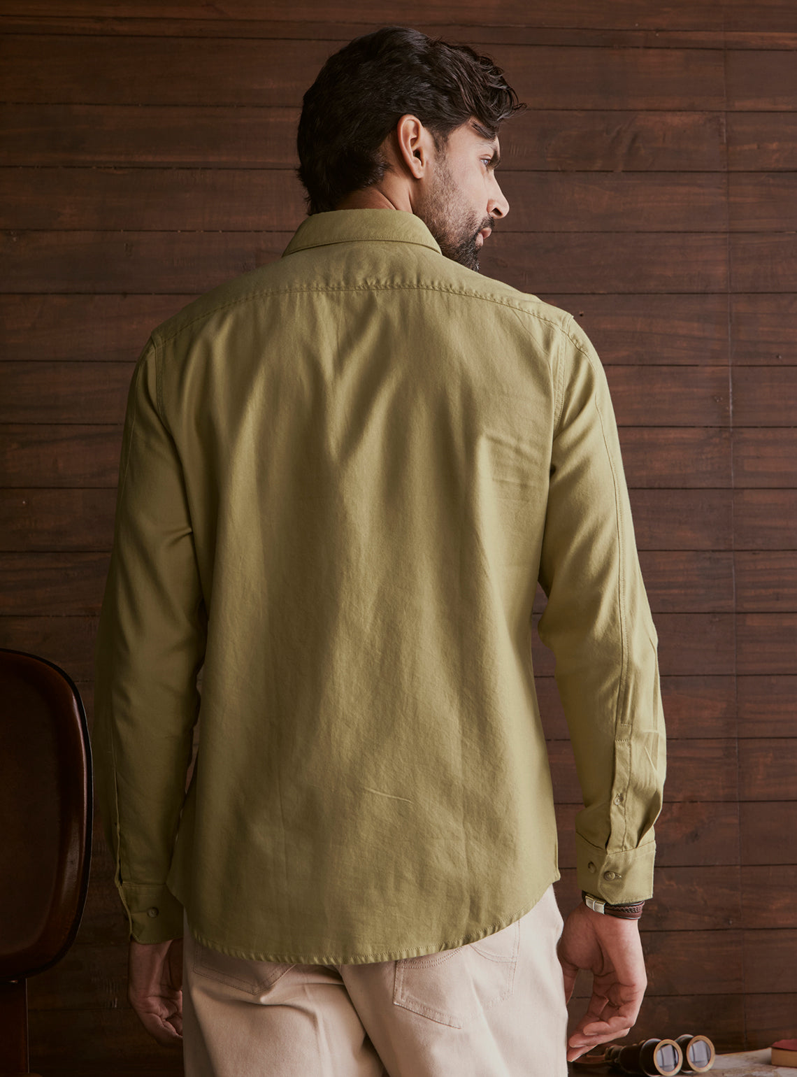 Alpine Green Explorer Cotton Shirt