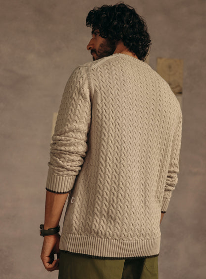 Sandrift Khaki Cotton Pullover