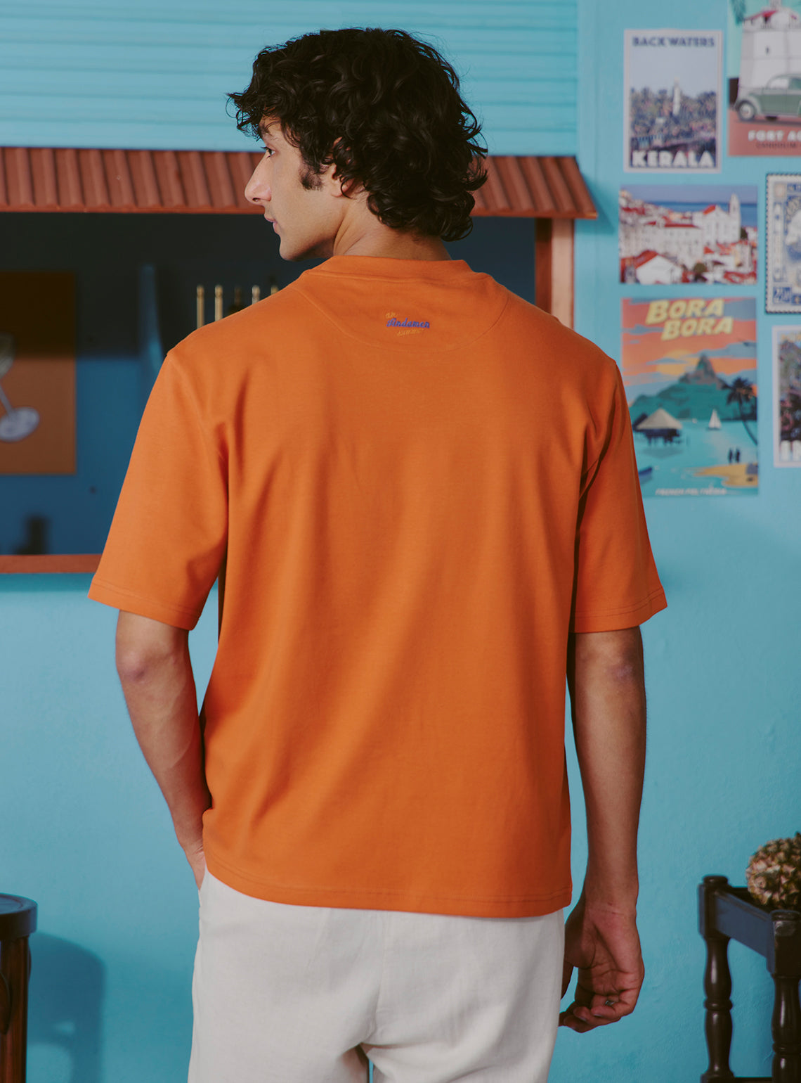 Aperol Spritz Orange Print Crewneck