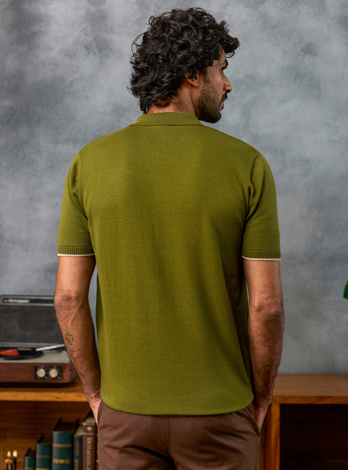 Wildcard Olive Cotton Polo