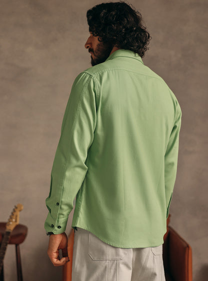 Locust Green Cotton Shirt