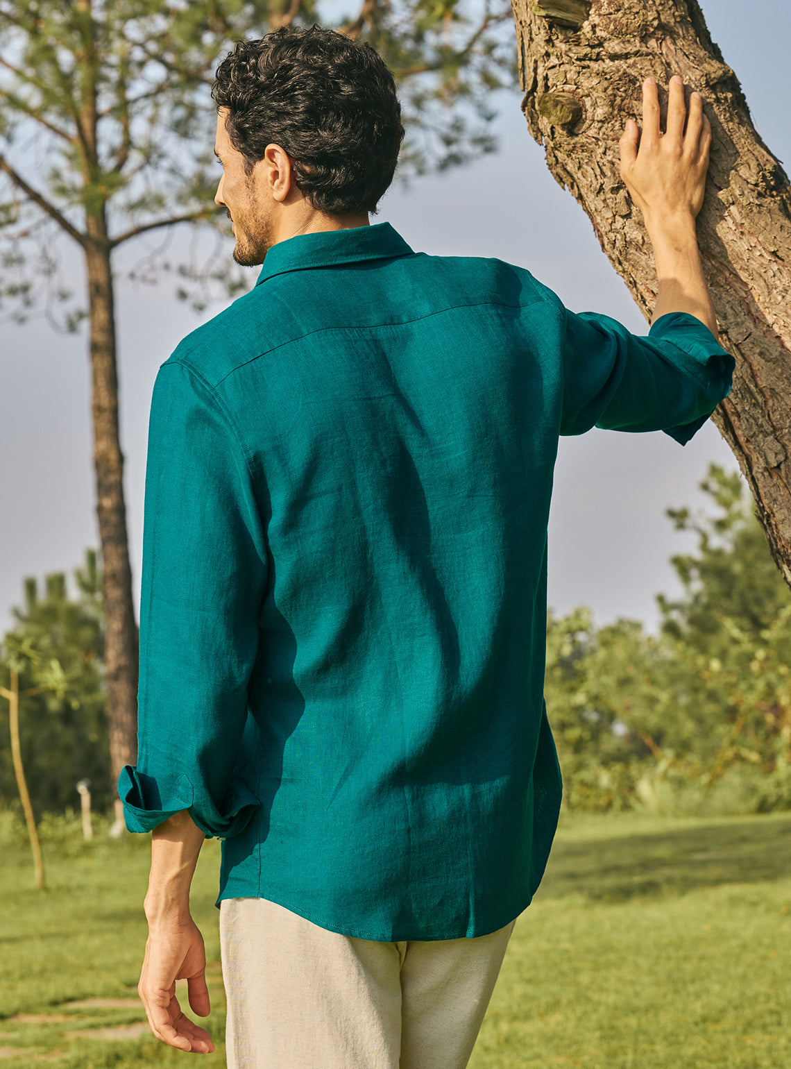 Serpentine eal Linen Shirt