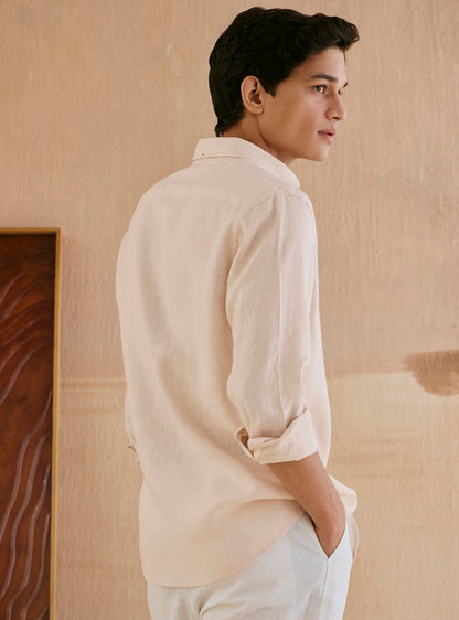 Shell Beige Linen Shirt