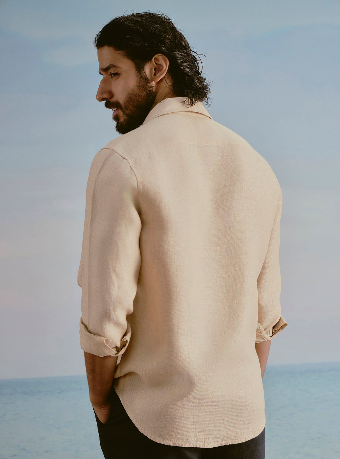 Sun Yellow Linen Shirt