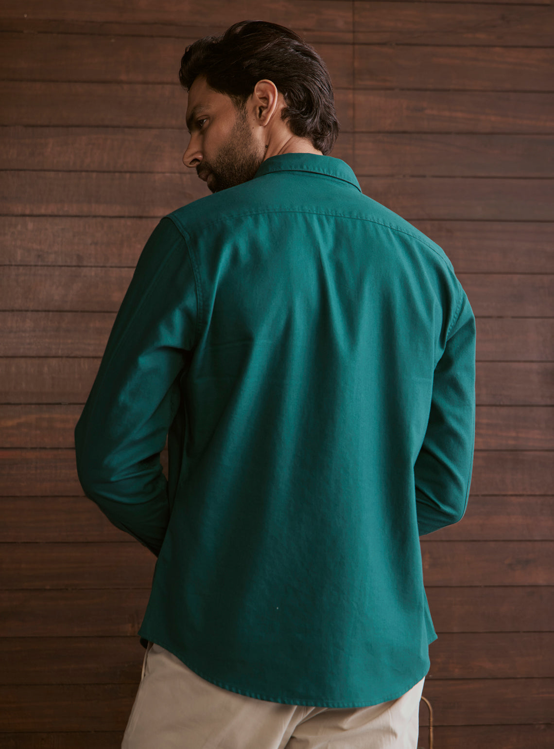 Mineral Teal Explorer Cotton Shirt