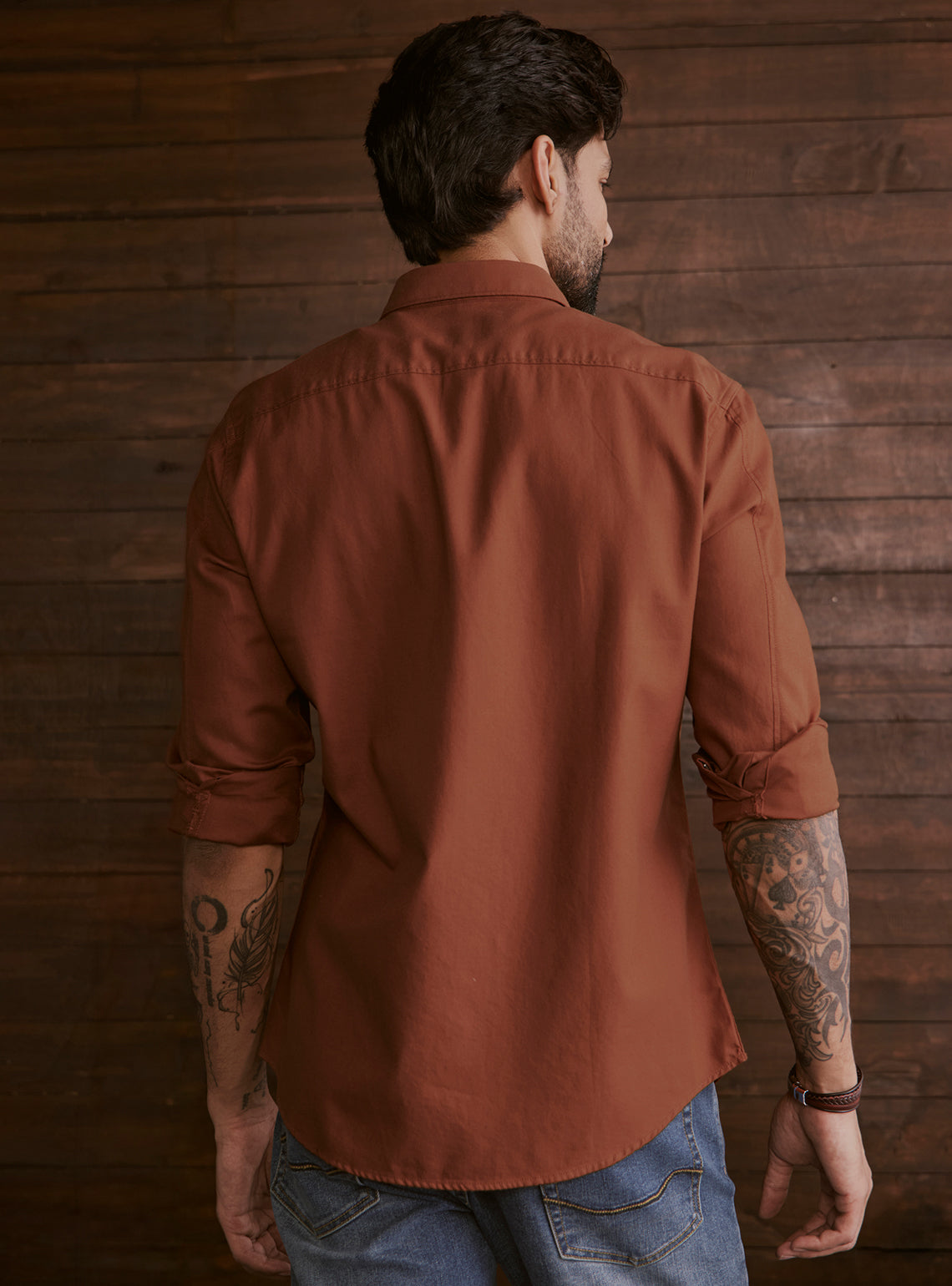 Cinder Rust Explorer Cotton Shirt