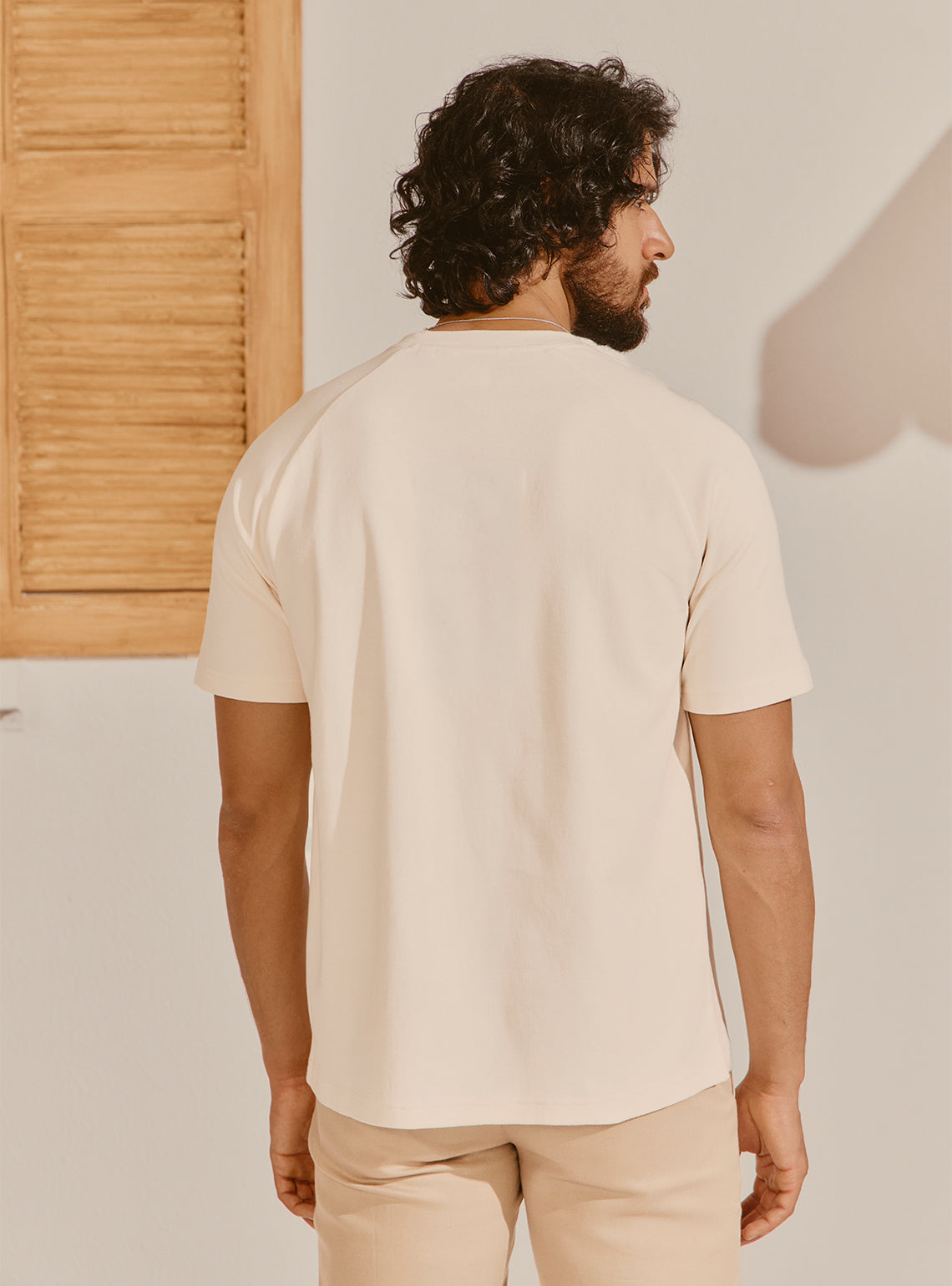 Formentera Off-White Cotton Crewneck