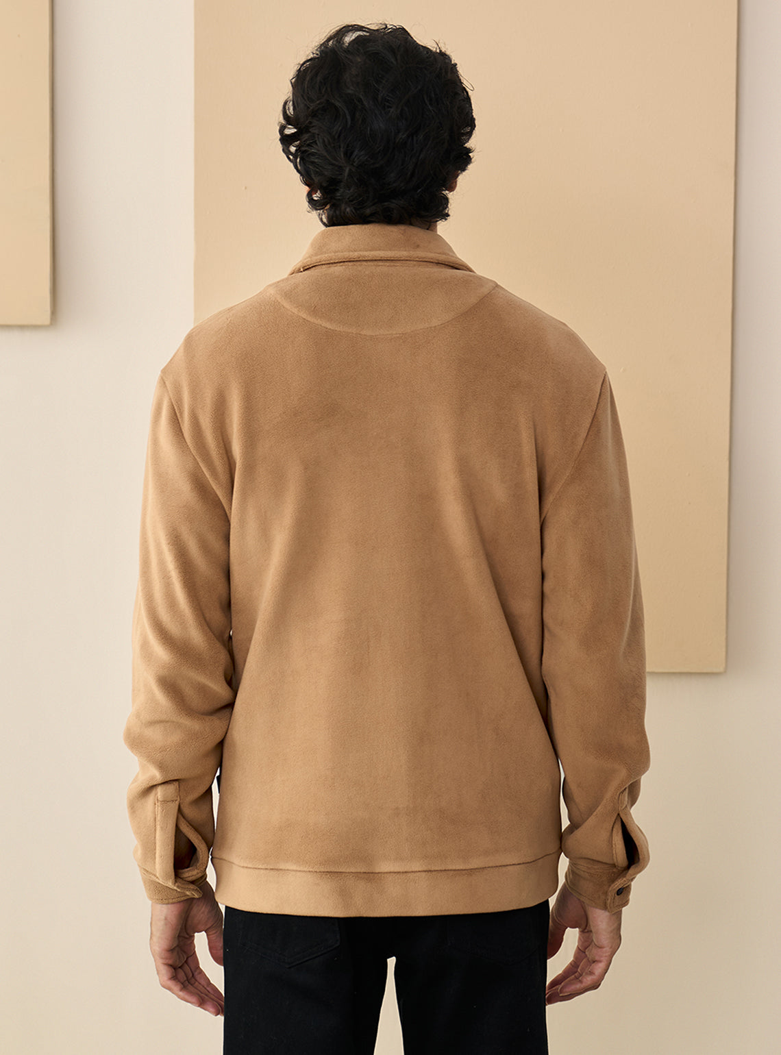 Nutmeg Brown Poly Rich Jacket