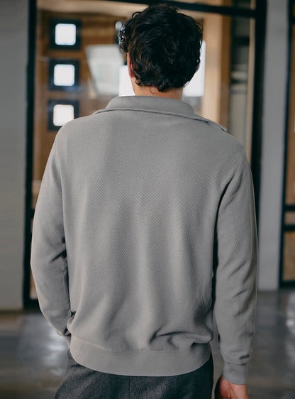 Tapa Grey Cotton Pullover