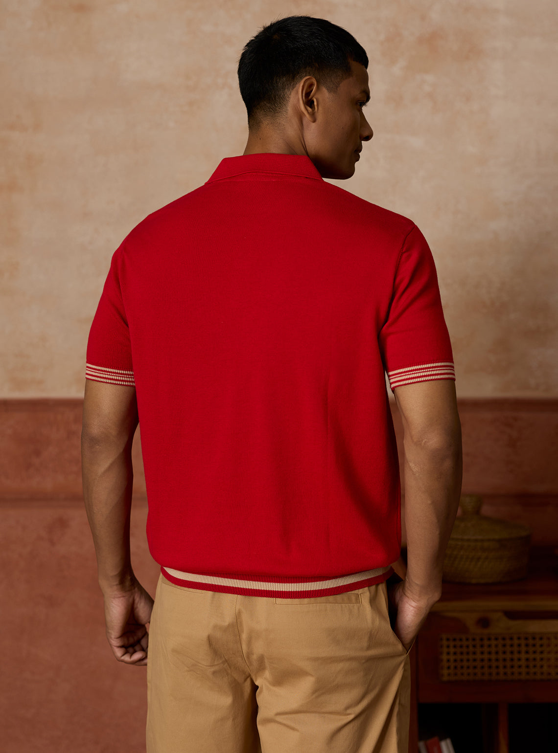 Ruby Beige Tipping Polo