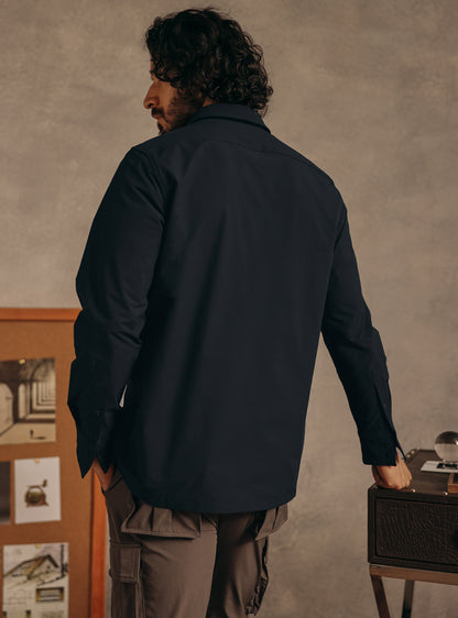 Vulcan Navy Poly Shirt