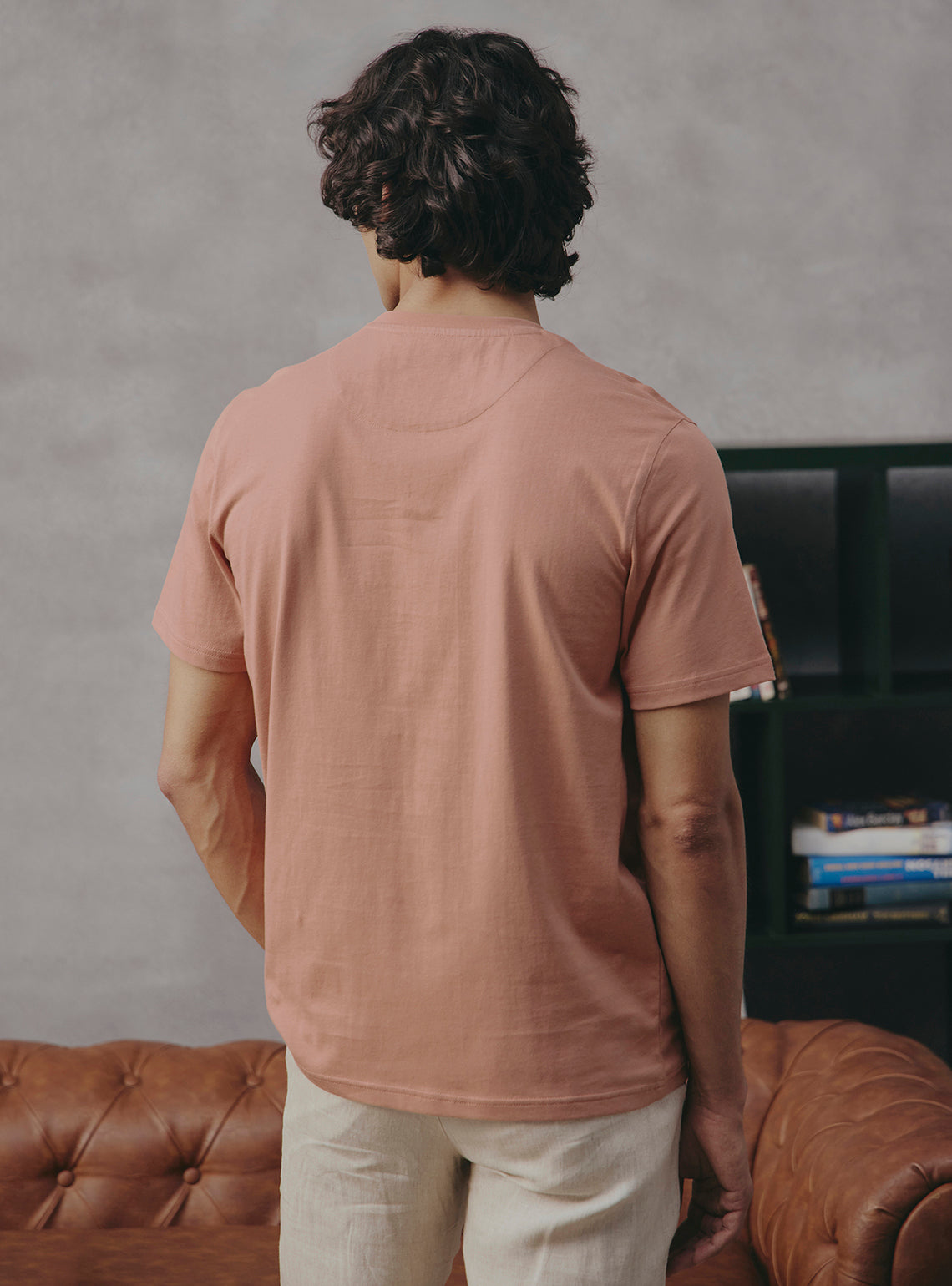 Cocoa Brown Cotton Crewneck