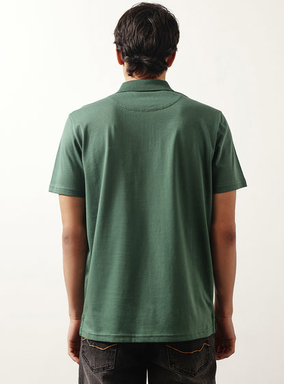 Cascade Olive Cotton Polo