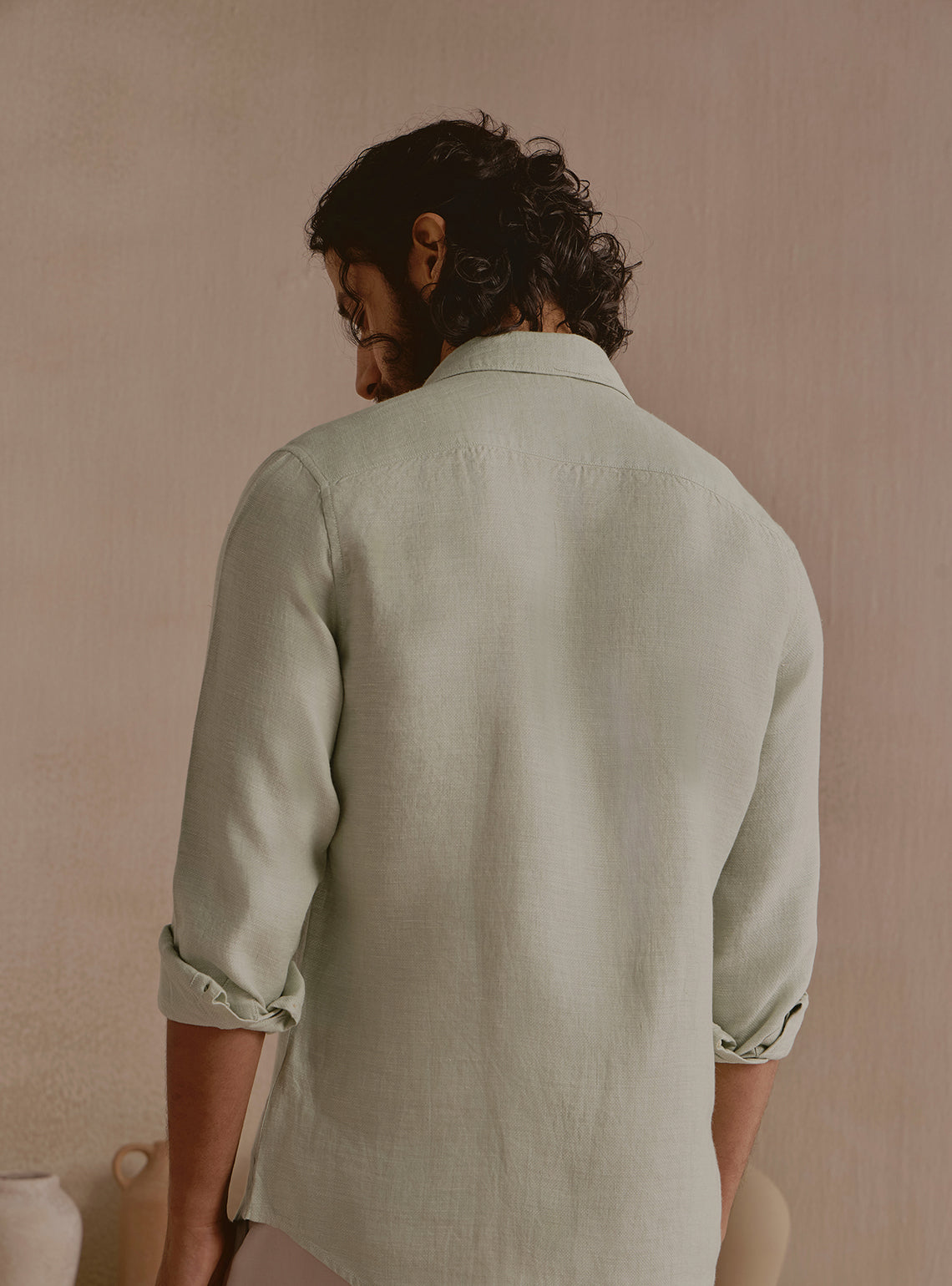 Current Green Linen Shirt