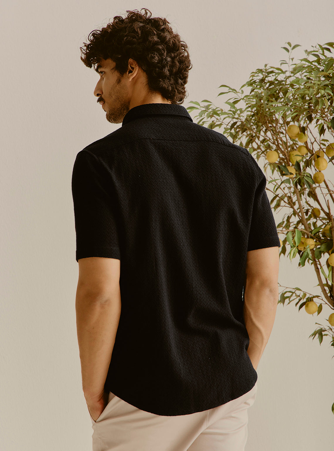 Altea Black Cotton Shirt