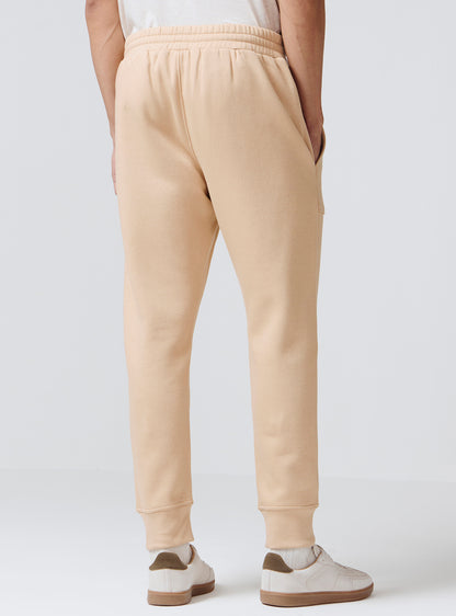 French Khaki Cotton Poly Joggers