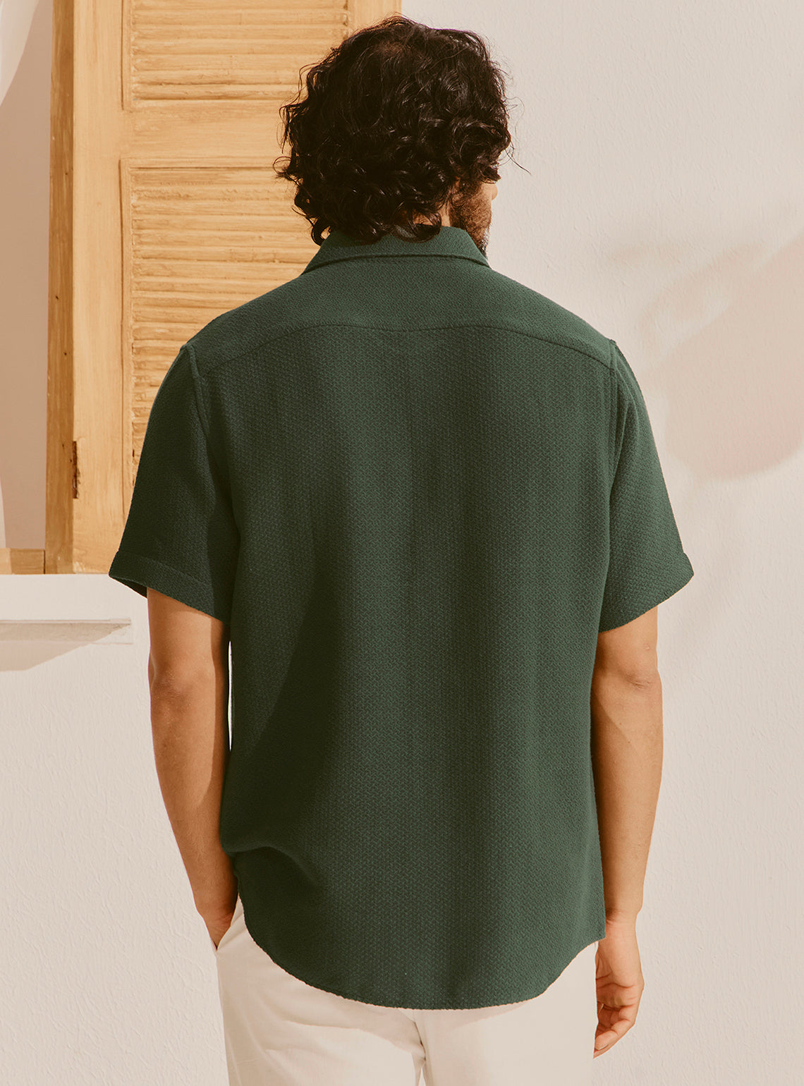 Kotor Olive Cotton Shirt