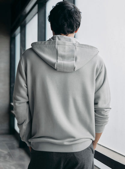 Stack Grey Cotton Triblend Hoodie