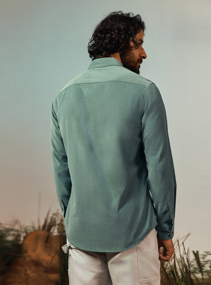 Pine Green Corduroy Shirt