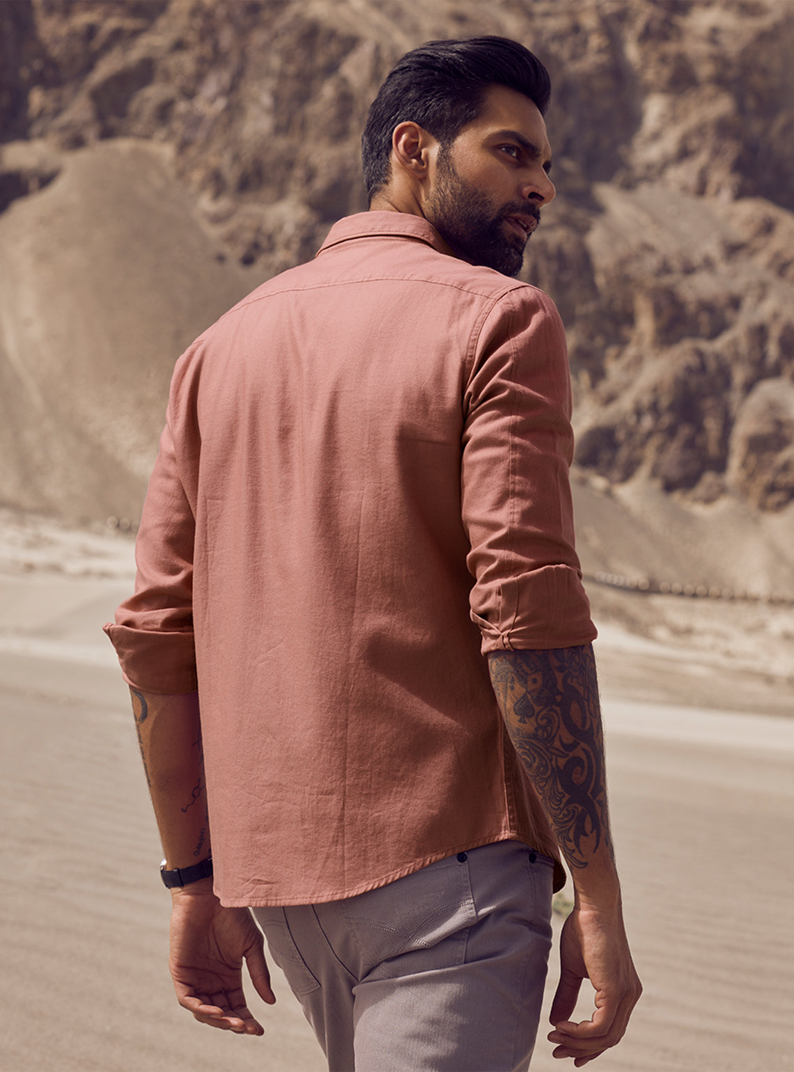 Lotus Rust Explorer Cotton Shirt