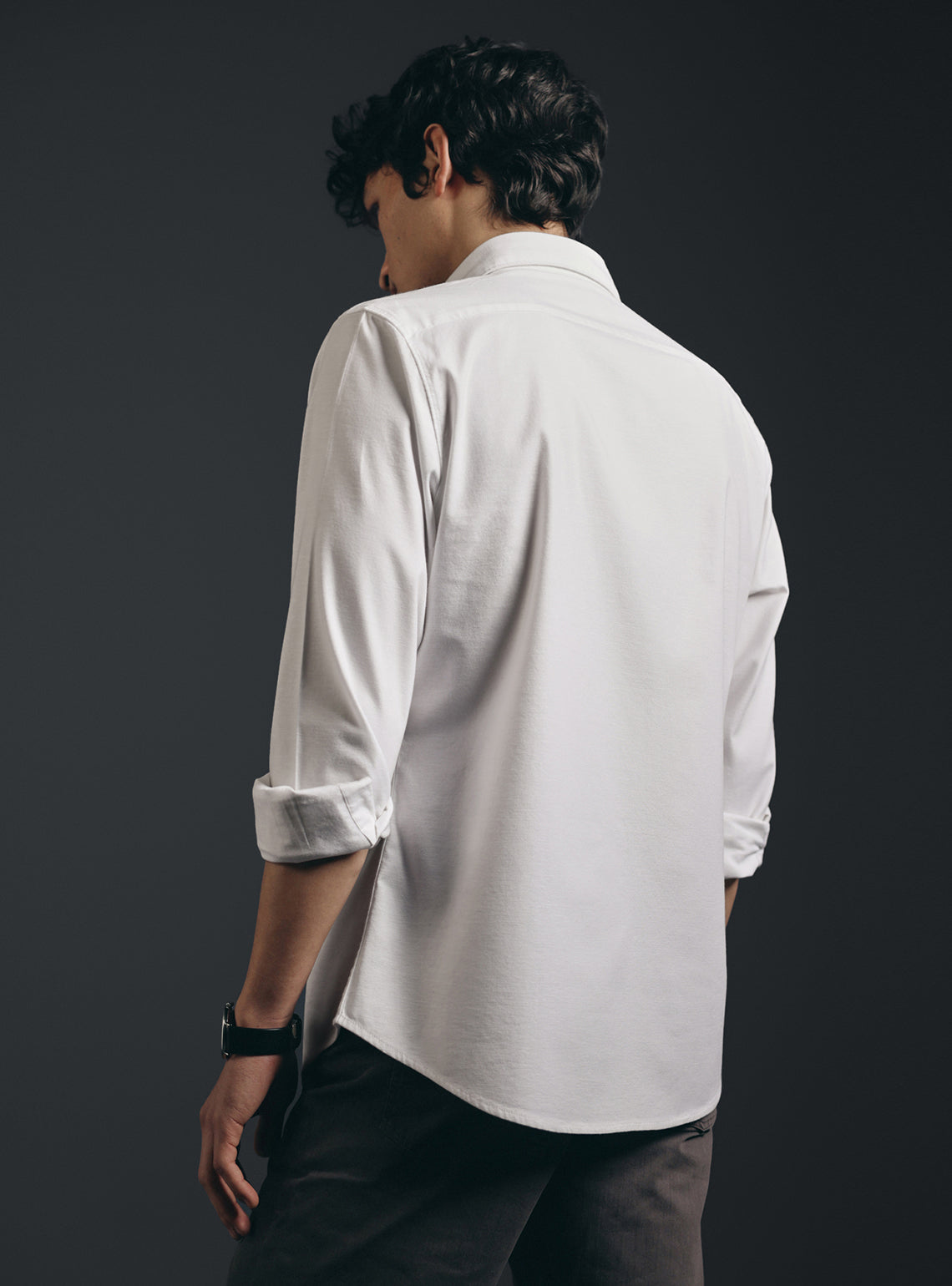 Lily White Cotton Oxford Shirt