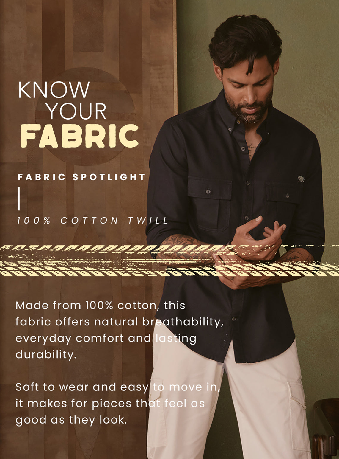 Timber Brown Explorer Cotton Shirt