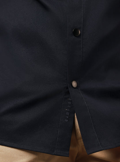 Regal Navy Cotton Twill Shirt