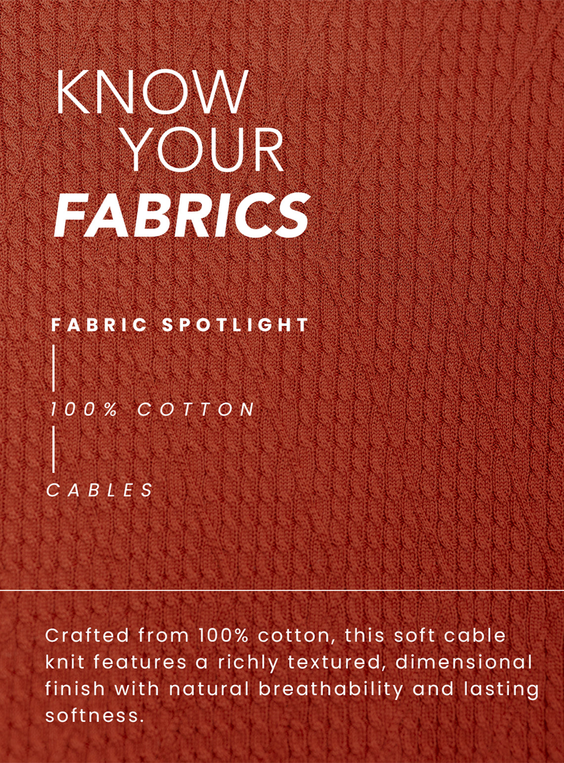 Rally Rust Cotton Cables Polo