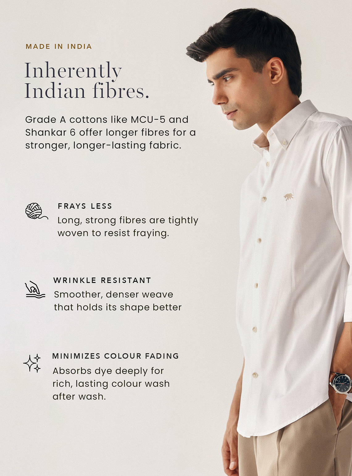 Nobel Grey Cotton Polo