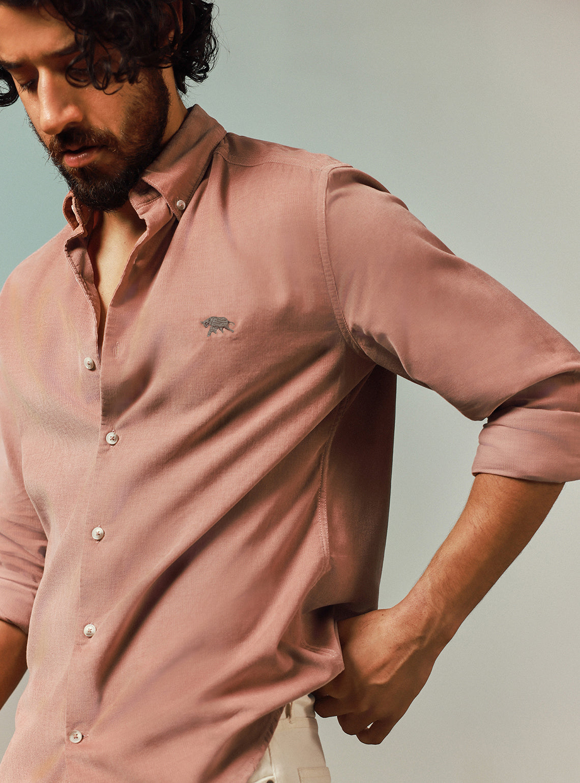 Copper Rust Corduroy Shirt