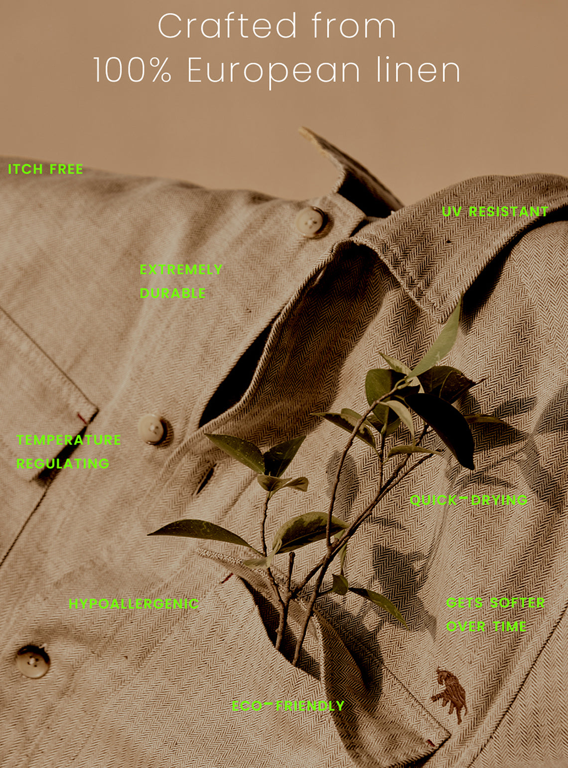 Merlin Grey Check Linen Shirt