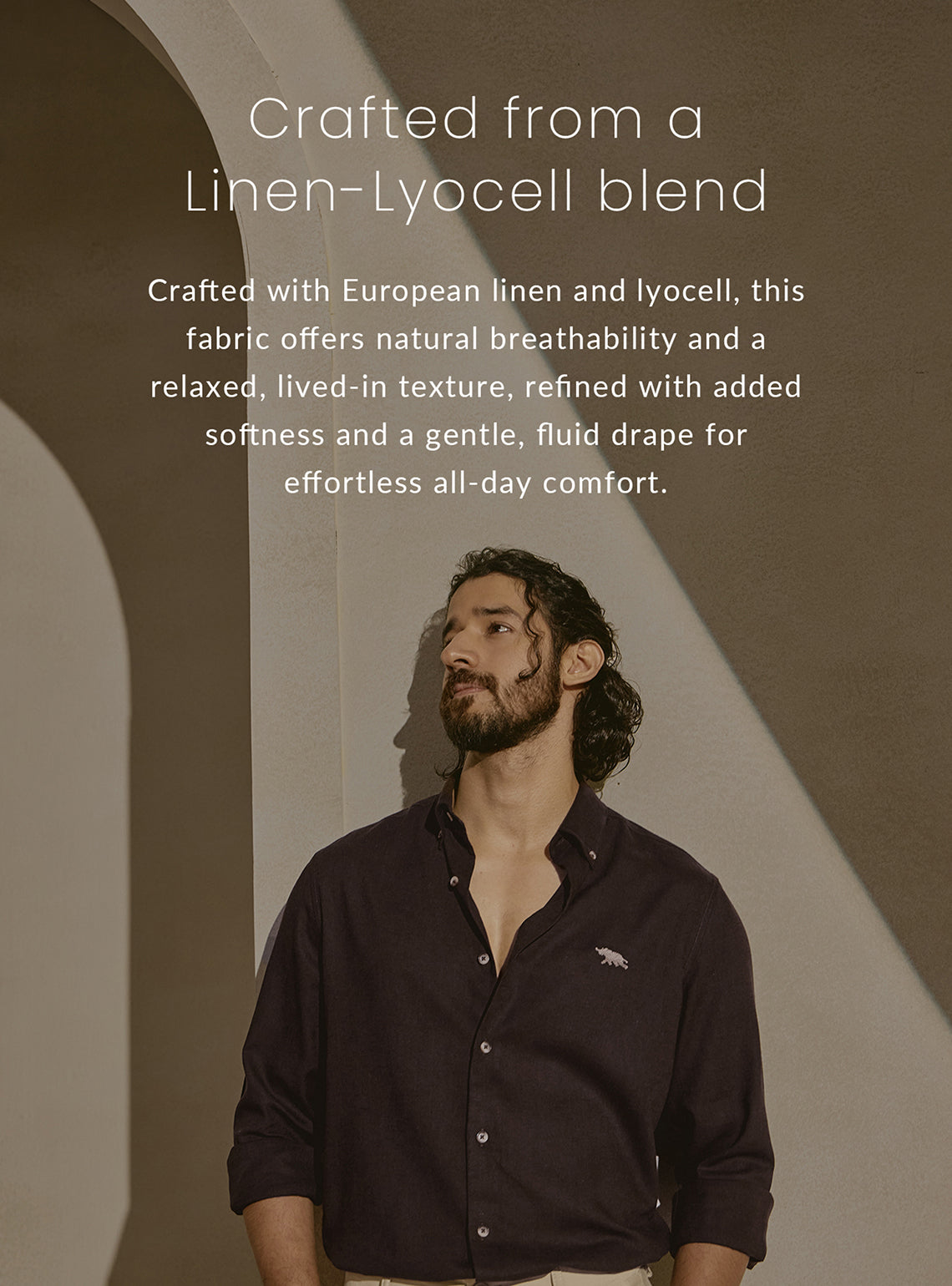 Seafoam Olive Linen Shirt