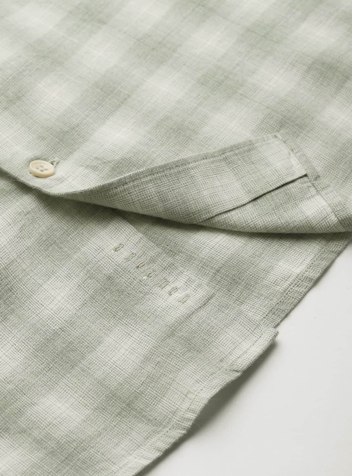 Kelp Cotton Melange Shirt