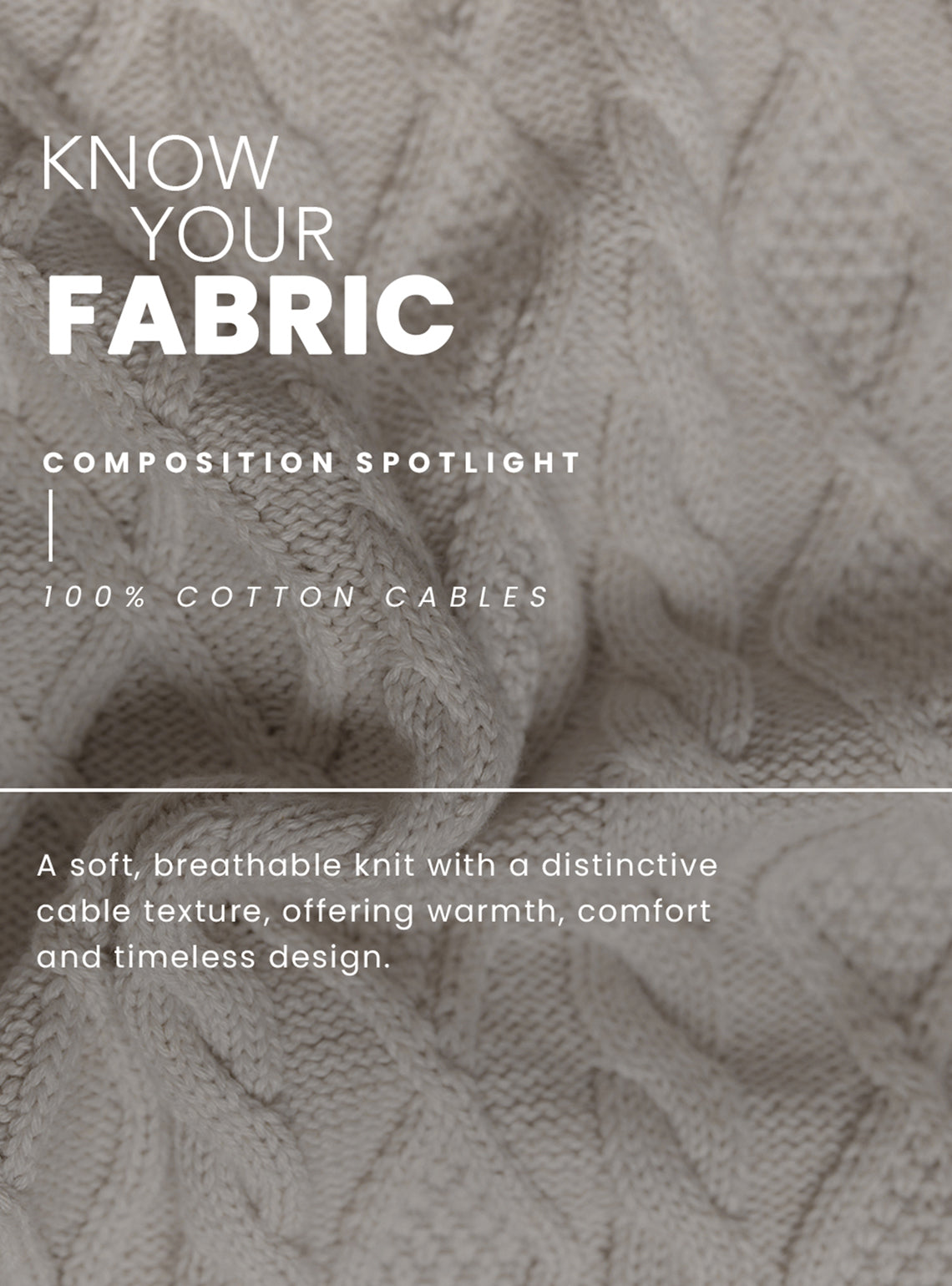 Snowy Off-White Cotton Melange Pullover