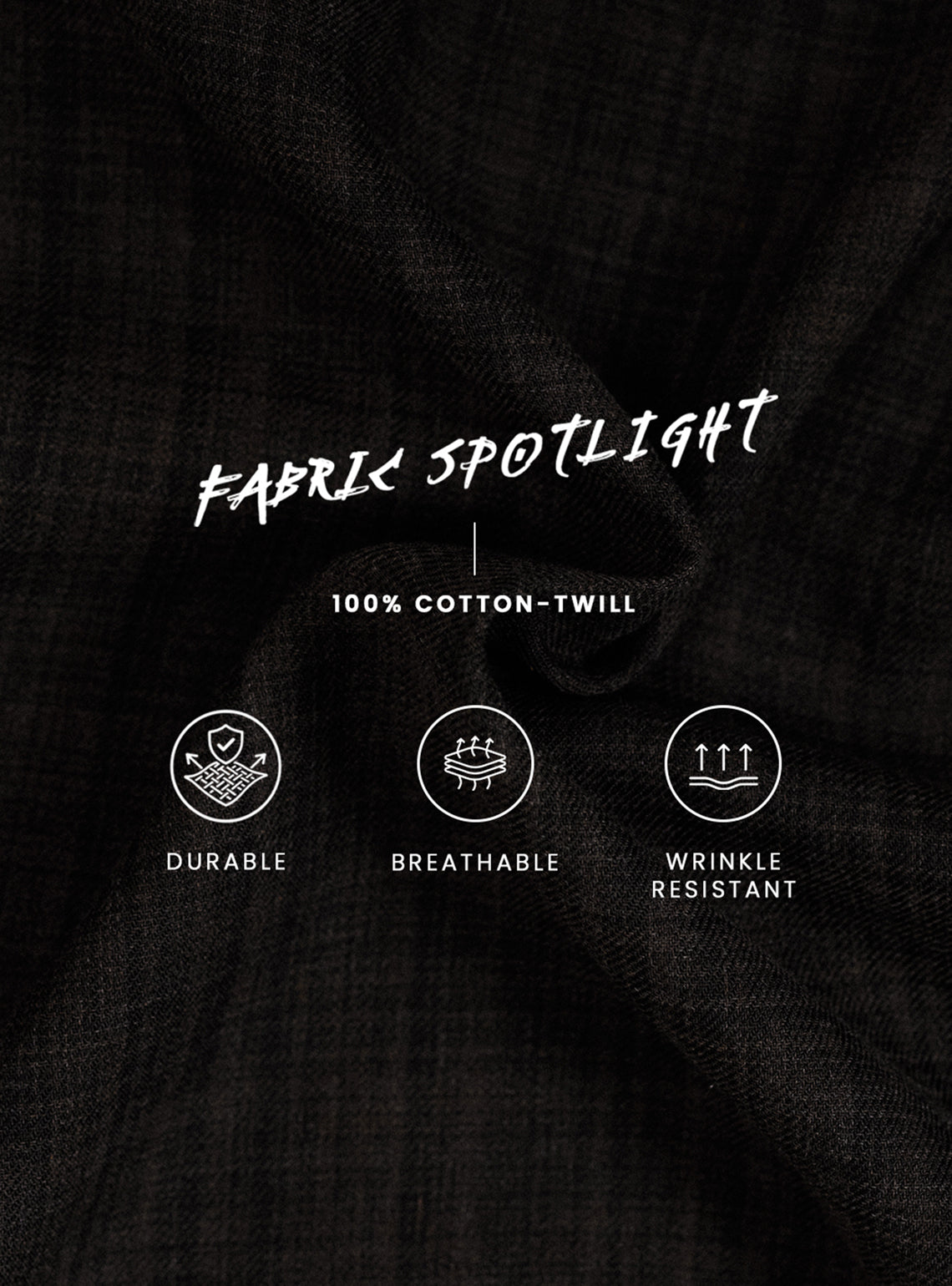 Espresso Brown Melange Check Cotton Shirt