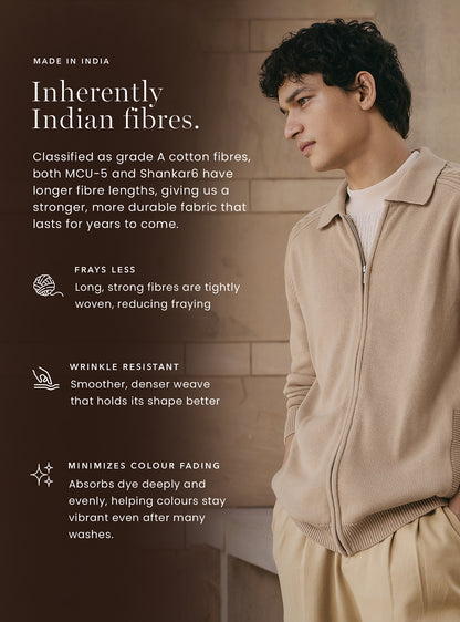 Tapa Grey Cotton Pullover