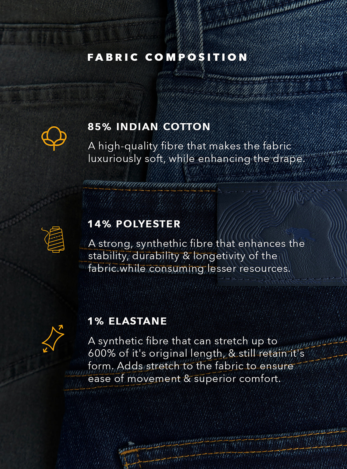 Burnt Burgundy Cotton Blend Jeans