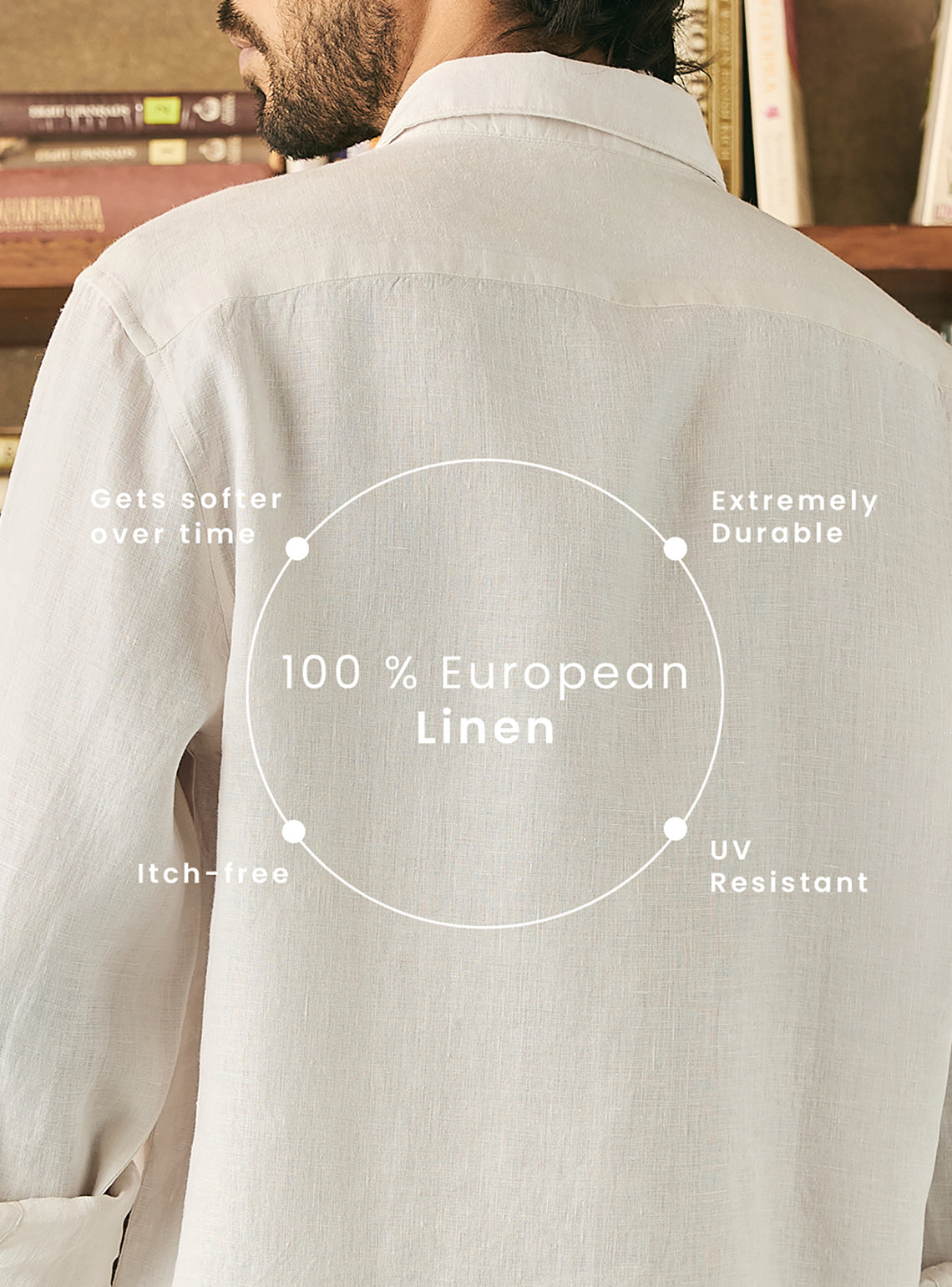 Cosmic Latte European Linen Shirt