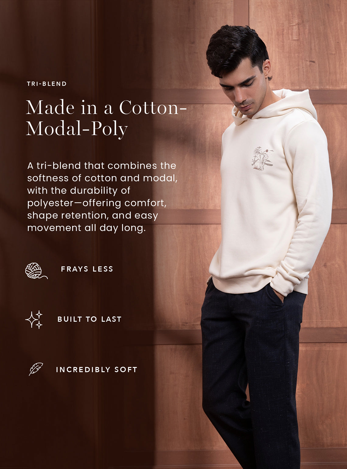 Wild Sand Cotton Blend Sweatshirt